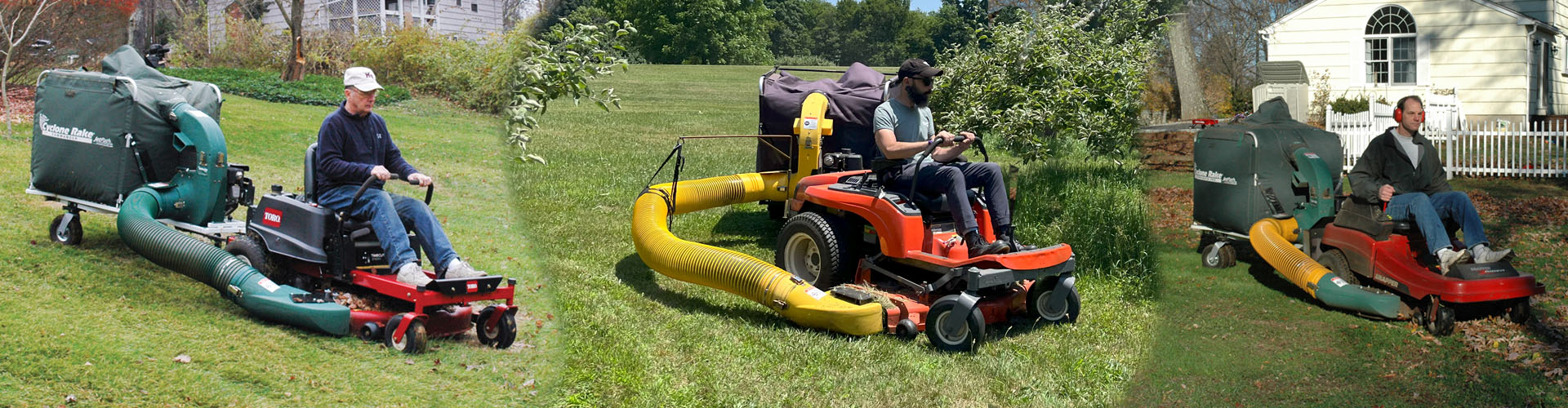 Leaf collection system for zero turn mowers sale